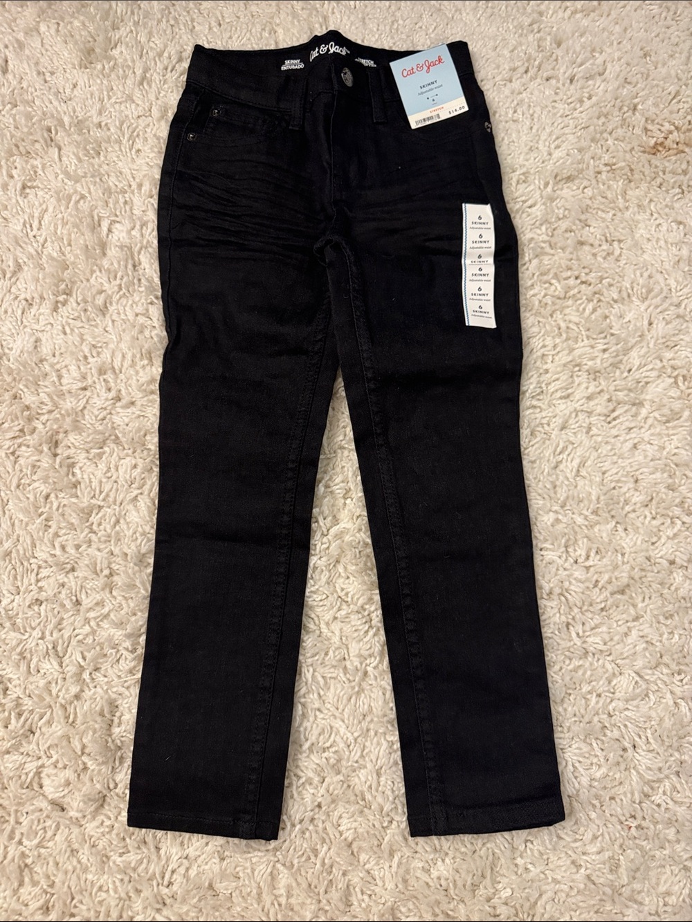 Cat & Jack Black Kids Skinny Jeans